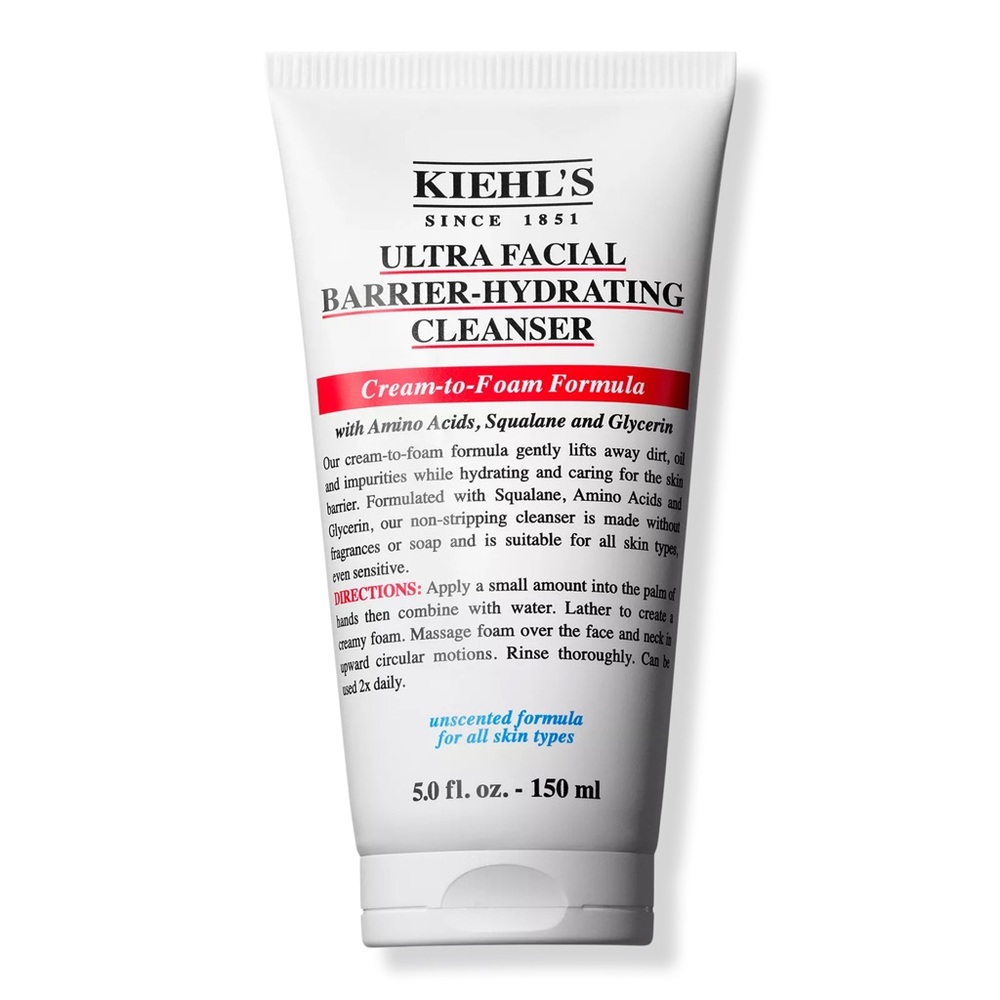 3/$20 Kiehl's Ultra Facial Barrier-Hydrating Cleanser - White and Black